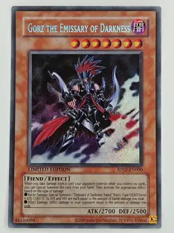 Yu Gi Oh - RP02-EN000 Gorz the Emissary of Darkness - Secret Rare - Image 1