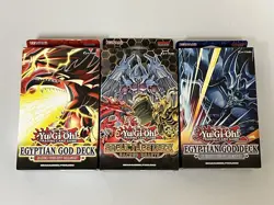 Yugioh Egyptian God Decks + Sacred Beast Structure Deck Bundle Factory Sealed - Image 1