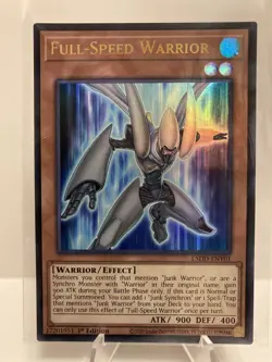 Yu-Gi-Oh! Full-Speed Warrior L5DD-ENY01 * Legendary 5D's Decks Ultra * 1st Ed NM - Image 1
