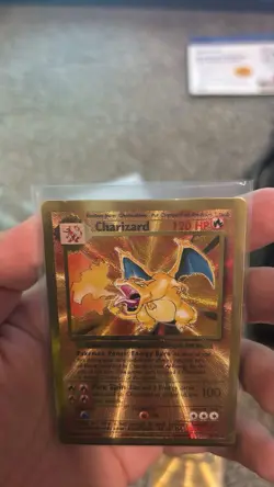 Charizard and Pikachu Holo-Promo Metal Card Celebrations Series - Image 1