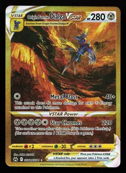 Origin Forme Dialga VSTAR GG68/GG70 Secret Crown Zenith Pokemon Card - Image 1