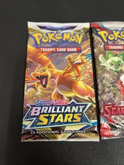 Pokemon Lot #8 6 Sealed Packs And A Graded Card - Image 2
