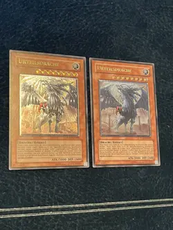 2x Judgment Dragon Ultimate Rare NM TU01 German Yugioh Card Turbo Pack - Image 3