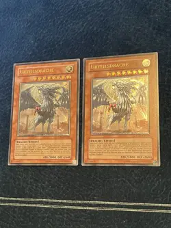 2x Judgment Dragon Ultimate Rare NM TU01 German Yugioh Card Turbo Pack - Image 4