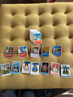 Club penguin trading card game card Jitsu Lot of 59 Cards - Image 1