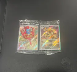 Pokemon Mega Evolution- Etb Promo Cards Riolu And Alakazam Sealed (both) - Image 1