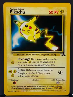 Pikachu #4 Promo Gotta! Magazine Glossy 2000 Pokemon Card | French | NM- - Image 2