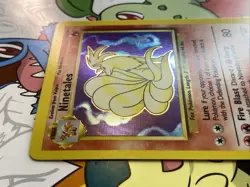 Ninetales 12/102 Holo 1999 Base Set Pokemon Card TCG NM - Image 3