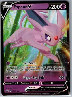 Espeon V SWSH201 SWSH: Sword & Shield Promo Cards - Pokemon Card - NM - Image 1