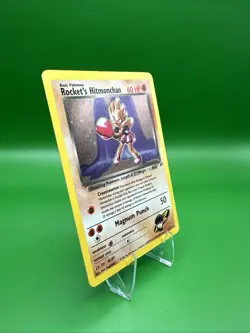 Pokemon TCG Rockets Hitmonchan Holo Rare Card 11/132 Gym Heroes WOTC LP - Image 2