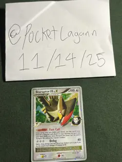 Pokemon TCG Staraptor FB LV.X Holo Rare Card 147/147 Platinum Supreme Victors - Image 2
