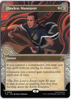 MTG - Flawless Maneuver (Showcase) #306 - Normal - TLE Avatar: The Last Airbende - Image 1