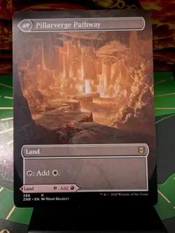 MTG Needleverge Pathway Pillarverge Pathway (Borderless) Zendikar Rising Regular - Image 2