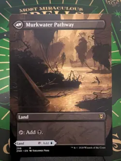 MTG Clearwater Pathway Murkwater Pathway (Borderless) Zendikar Rising Regular NM - Image 2