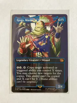 MTG Gogo, Master of Mimicry (Borderless) - FINAL FANTASY (FIN) M 0377 - Image 1