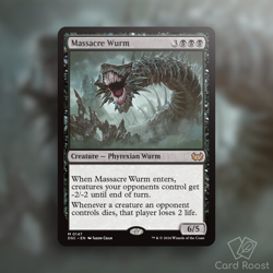 MTG Magic Massacre Wurm 0147 Commander: Duskmourn: House of Horror DSC - Image 1