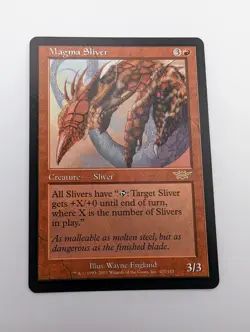 Magic the Gathering MAGMA SLIVER Legions MTG - Image 1
