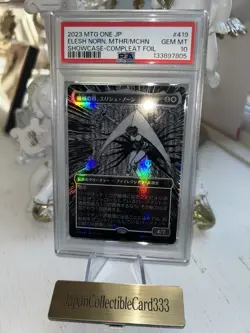 PSA10 MTG Elesh Norn, Mother Of Machines Showcase Compleat Foil Japanese #419 - Image 2
