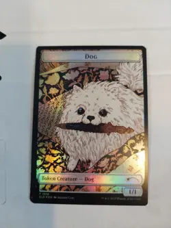 Dog Cat Double-Sided Token Secret Lair Drop Foil - Image 1