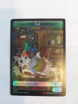 Dog Cat Double-Sided Token Secret Lair Drop Foil - Image 2