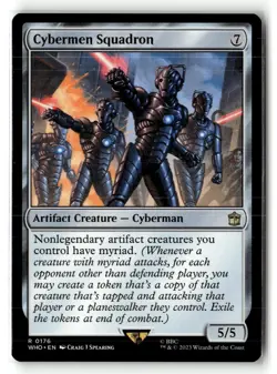 MTG Universes Beyond: Doctor Who Cybermen Squadron 0176 NM Rare - Image 1