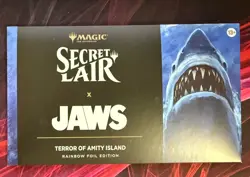 MTG Secret Lair x Jaws: Terror of Amity Island (Rainbow Foil Edition) - Image 1
