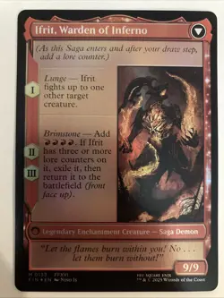 Clive, Ifrit’s Dominant Foil 0133 Final Fantasy Magic The Gathering 133 MTG FIN - Image 2