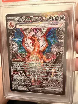 Pokemon PSA 2023 OBF EN Charizard Glurak ex special illustration rare 9 mint - Image 5