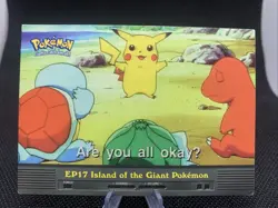 Topps Pokemon EP17 Island of the Giant Pokemon TV Animation Edition 1 Serie 1999 - Image 1