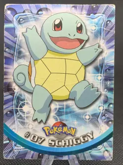 Schiggy Pokemon Topps 1. TV Animation Edition 1995 1st Series Nintendo #07 - Image 1