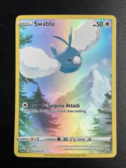 Swablu #GG27/GG70 Crown Zenith: Galarian Gallery Near Mint Pokemon TCG - Image 1