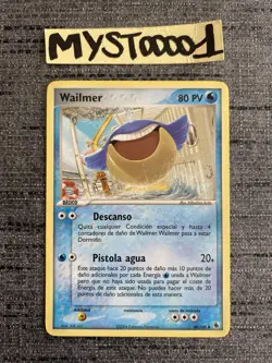 Carte Pokemon Wailmer 48/109 Bloc Ex Rubis Saphir ESPAGNOLE OCCASION - Image 1