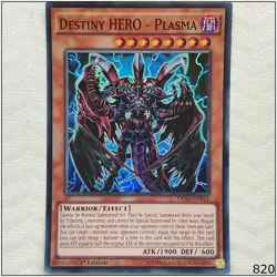 Destiny HERO - Plasma - DESO-EN012 - Super Rare 1st Edition Yugioh - Image 1