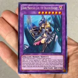 Yu-Gi-Oh! Dark Magician Girl The Dragon Knight DRLG-EN004 Secret Rare 1st NM - Image 1