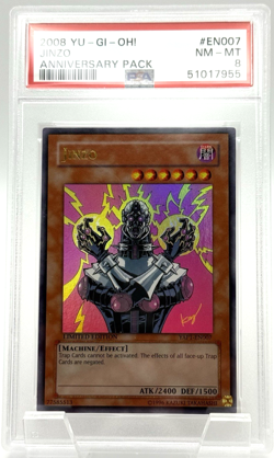 Jinzo 2008 YuGiOh! Anniversary Pack YAP1-EN007 Limited ed PSA 8 - Image 1