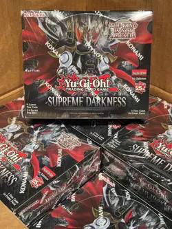 YuGiOh! Supreme Darkness Booster Box Factory Sealed - 24 Packs - English - 1st - Image 1