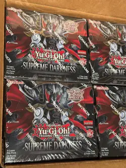 YuGiOh! Supreme Darkness Booster Box Factory Sealed - 24 Packs - English - 1st - Image 2