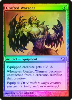 Grafted Wargear FOIL Fifth Dawn PLD Artifact Uncommon MAGIC MTG CARD ABUGames - Image 1