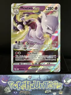 Pokemon Card Mewtwo VStar 031/078 Ultra Rare Pokemon Go Near Mint - Image 1