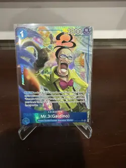 One Piece Card Game- Mr.3 (Galdino) PRB Alt Art Op09-056 English Mint - Image 1