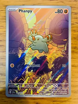 NEAR MINT! Phanpy (205/191) Surging Sparks Illustration Rare Pokemon Card! - Image 1