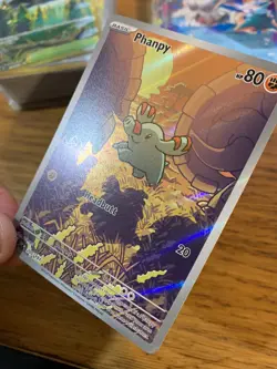NEAR MINT! Phanpy (205/191) Surging Sparks Illustration Rare Pokemon Card! - Image 4