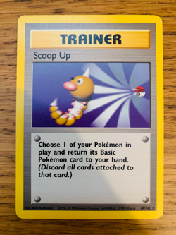 Scoop Up (78/102) Rare Base Set Pokemon Card! FAST & FREE P&P! - Image 1