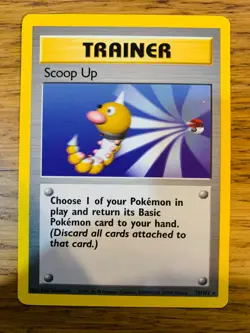 Scoop Up (78/102) Rare Base Set Pokemon Card! FAST & FREE P&P! - Image 2