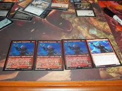 (3 FOIL Etched) x1x Toggo, Goblin Weaponsmith (CMR) Commander Legends MtG - Image 1