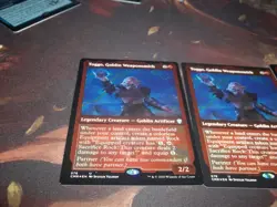 (3 FOIL Etched) x1x Toggo, Goblin Weaponsmith (CMR) Commander Legends MtG - Image 2
