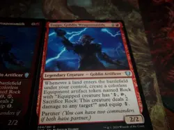 (3 FOIL Etched) x1x Toggo, Goblin Weaponsmith (CMR) Commander Legends MtG - Image 5