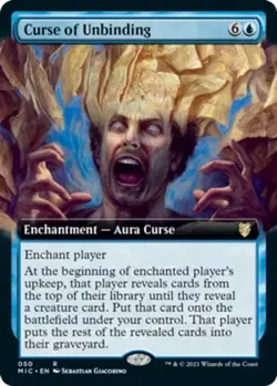 Curse of Unbinding Extended Art Commander: Innistrad: Midnight Hunt NM - Image 1