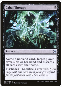 CABAL THERAPY ETERNAL MASTERS MTG MAGIC THE GATHERING NEAR MINT - Image 1