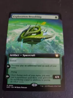 MTG / Exploration Broodship / EOC / #34 / Regular (Extended Art) / Rare / NM - Image 1